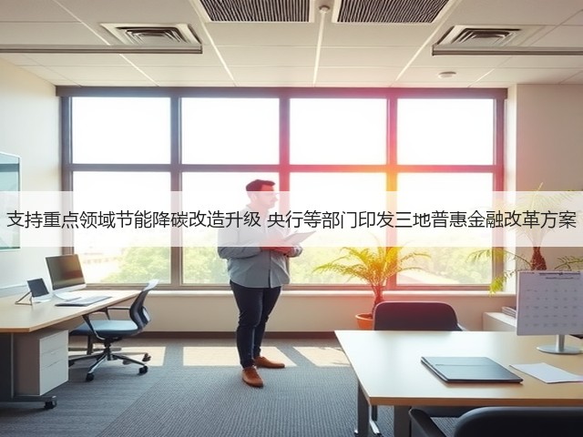 支持重点领域节能降碳改造升级 央行等部门印发三地普惠金融改革方案(图2) 支持重点领域节能降碳改造升级 央行等部门印发三地普惠金融改革方案(图2)