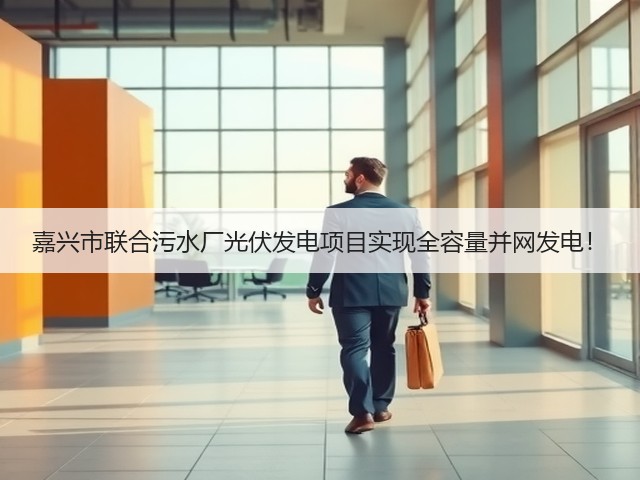 嘉兴市联合污水厂光伏发电项目实现全容量并网发电!(图2) 嘉兴市联合污水厂光伏发电项目实现全容量并网发电!(图2)