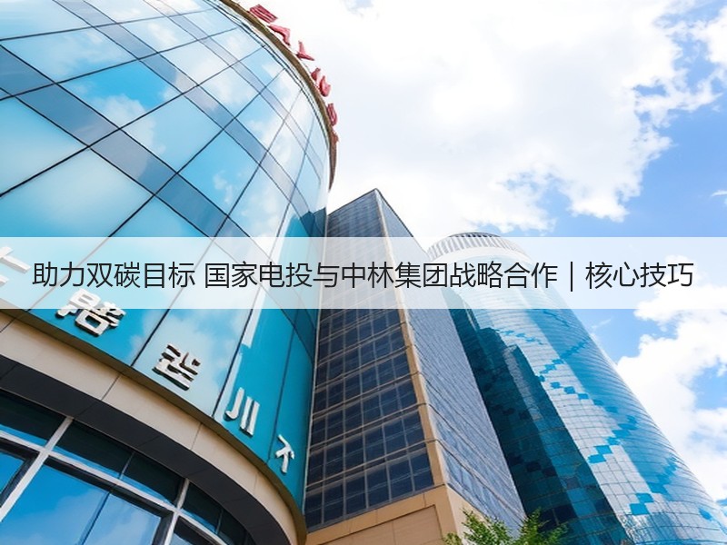 助力双碳目标 国家电投与中林集团战略合作｜核心技巧