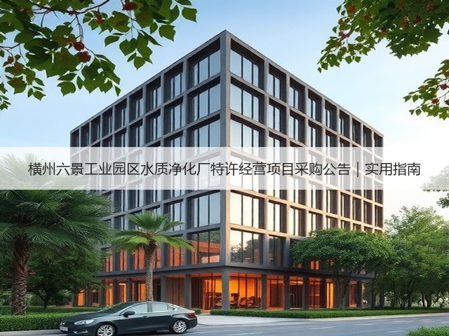 横州六景工业园区水质净化厂特许经营项目采购公告|实用指南(图2) 横州六景工业园区水质净化厂特许经营项目采购公告|实用指南(图2)
