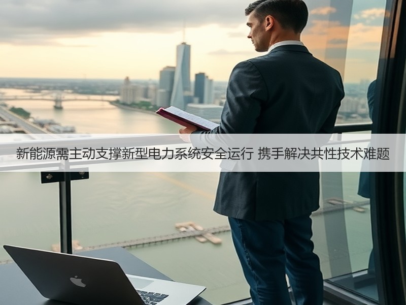 新能源需主动支撑新型电力系统安全运行 携手解决共性技术难题
