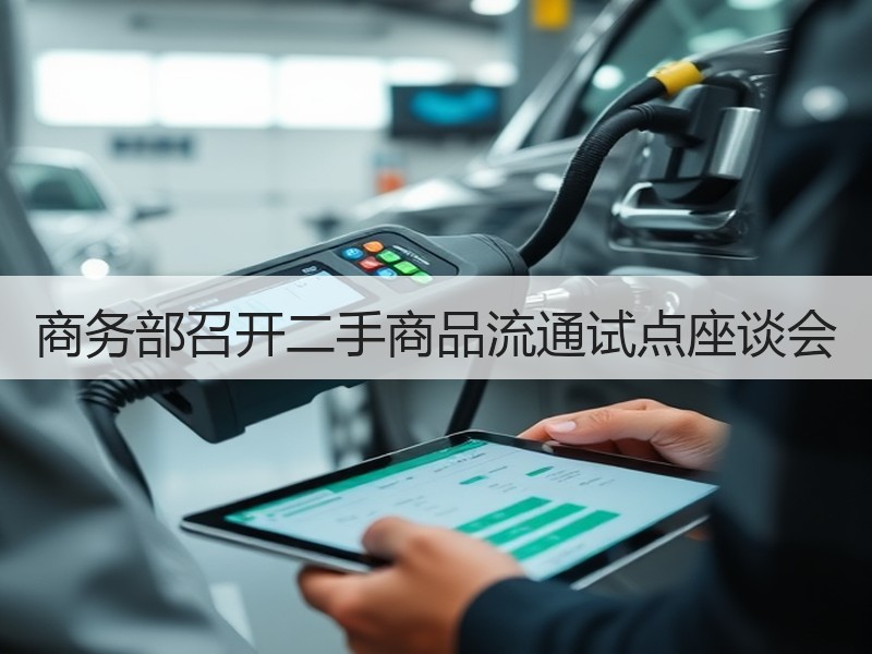 商务部召开二手商品流通试点座谈会