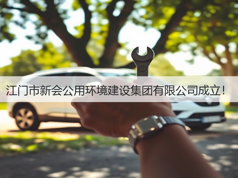 江门市新会公用环境建设集团有限公司成立！