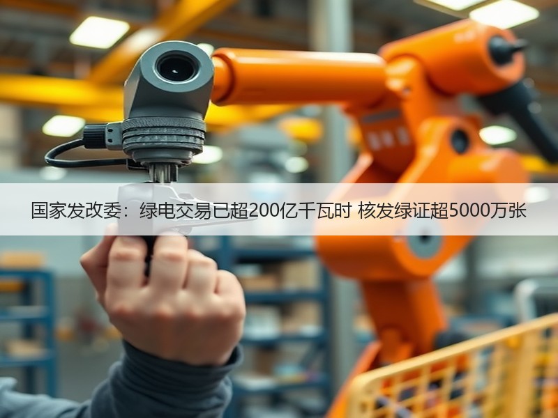 国家发改委：绿电交易已超200亿千瓦时 核发绿证超5000万张