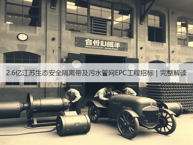 2.6亿江苏生态安全隔离带及污水管网EPC工程招标|完整解读(图1) 2.6亿江苏生态安全隔离带及污水管网EPC工程招标|完整解读(图1)