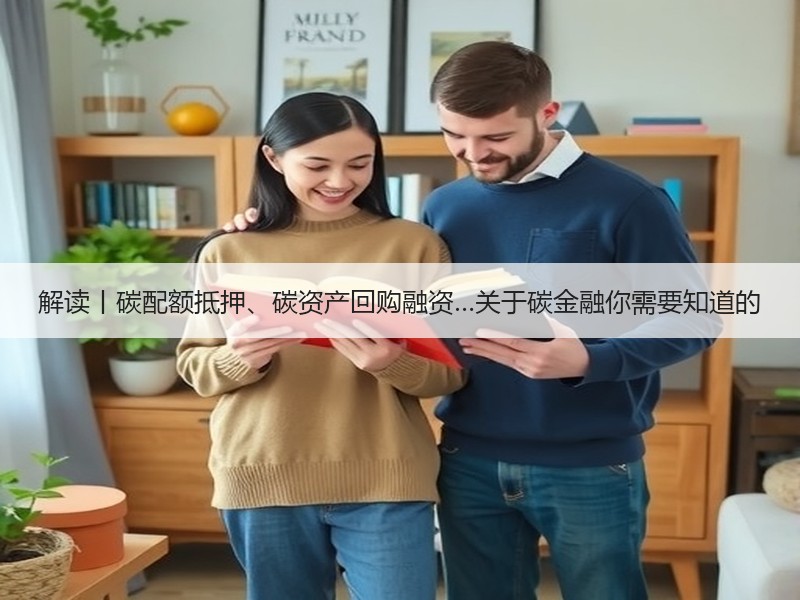 解读丨碳配额抵押、碳资产回购融资…关于碳金融你需要知道的