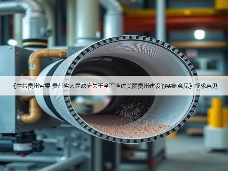 《中共贵州省委 贵州省人民政府关于全面推进美丽贵州建设的实施意见》征求意见