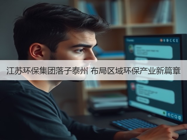 江苏环保集团落子泰州 布局区域环保产业新篇章(图1) 江苏环保集团落子泰州 布局区域环保产业新篇章(图1)