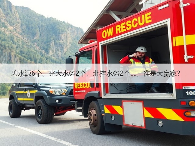 碧水源6个、光大水务2个、北控水务2个....，谁是大赢家？(图1)