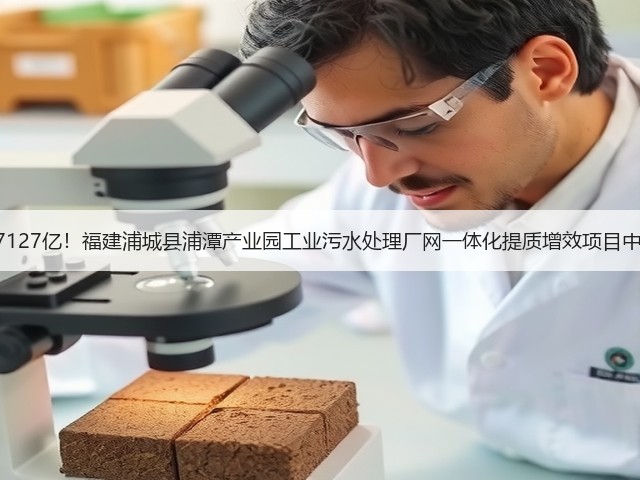 1.7127亿!福建浦城县浦潭产业园工业污水处理厂网一体化提质增效项目中标(图3) 1.7127亿!福建浦城县浦潭产业园工业污水处理厂网一体化提质增效项目中标(图3)