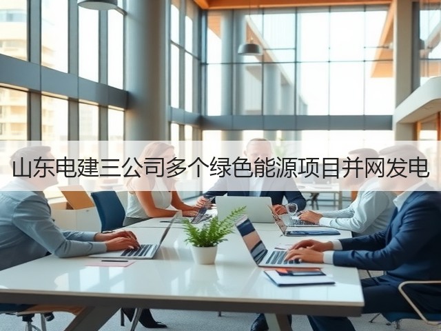 山东电建三公司多个绿色能源项目并网发电(图1) 山东电建三公司多个绿色能源项目并网发电(图1)