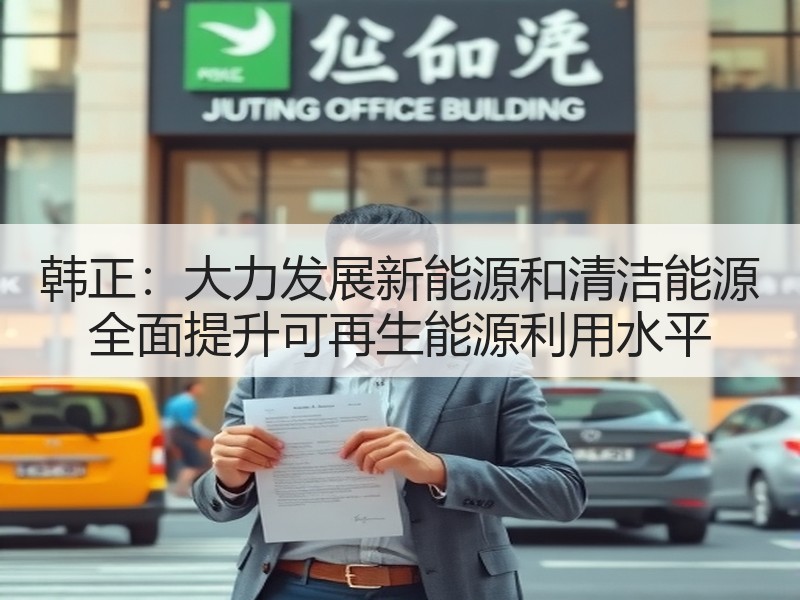 韩正：大力发展新能源和清洁能源 全面提升可再生能源利用水平