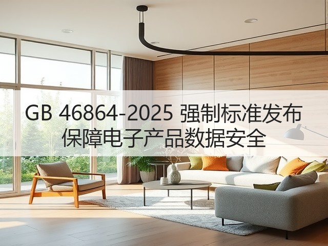 GB 46864-2025 强制标准发布 保障电子产品数据安全(图3)