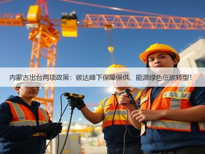 内蒙古出台两项政策：碳达峰下保障保供、能源绿色低碳转型！