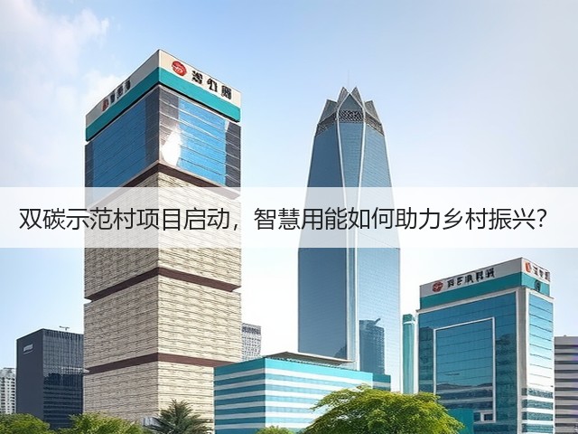 双碳示范村项目启动，智慧用能如何助力乡村振兴？(图3)