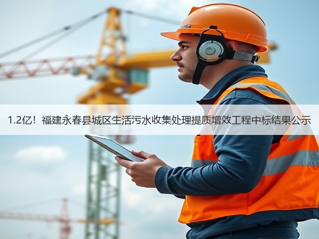 1.2亿!福建永春县城区生活污水收集处理提质增效工程中标结果公示(图1) 1.2亿!福建永春县城区生活污水收集处理提质增效工程中标结果公示(图1)
