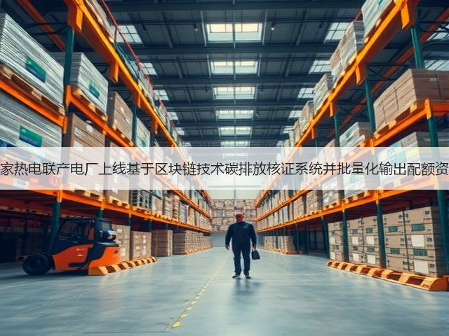 多家热电联产电厂上线基于区块链技术碳排放核证系统并批量化输出配额资产(图1)