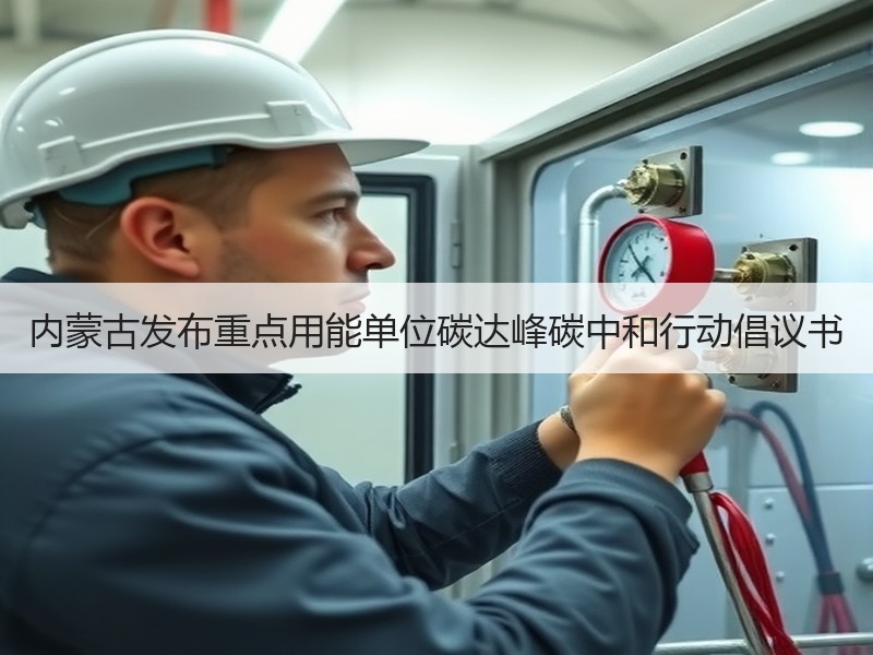 内蒙古发布重点用能单位碳达峰碳中和行动倡议书