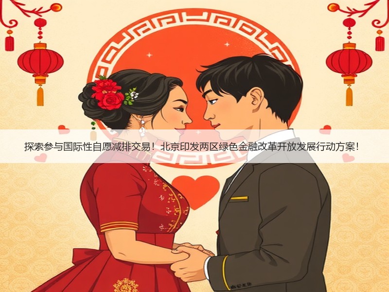 探索参与国际性自愿减排交易！北京印发两区绿色金融改革开放发展行动方案！