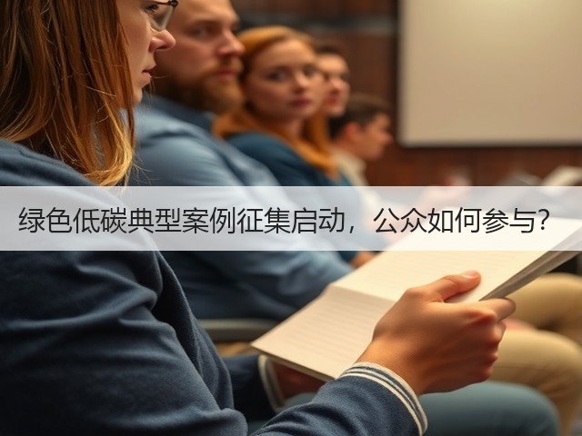 绿色低碳典型案例征集启动,公众如何参与?(图3) 绿色低碳典型案例征集启动,公众如何参与?(图3)
