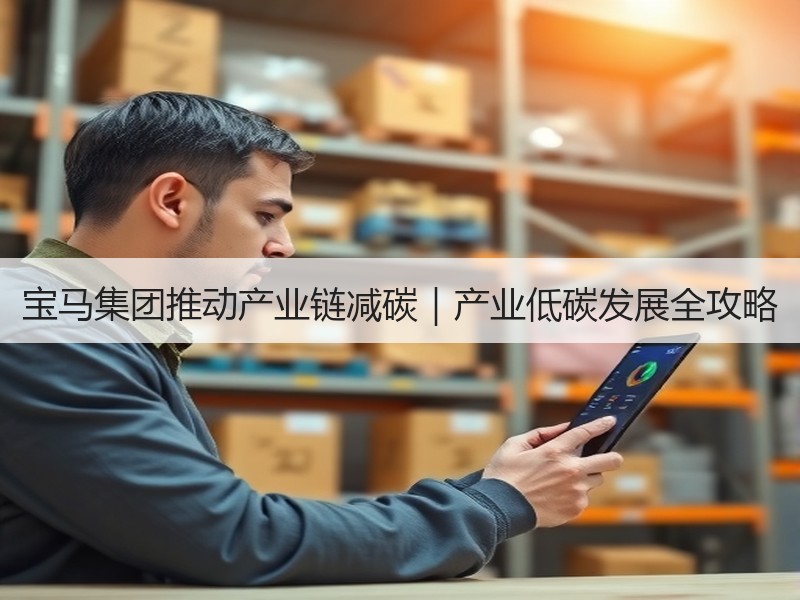 宝马集团推动产业链减碳|产业低碳发展全攻略 宝马集团推动产业链减碳|产业低碳发展全攻略