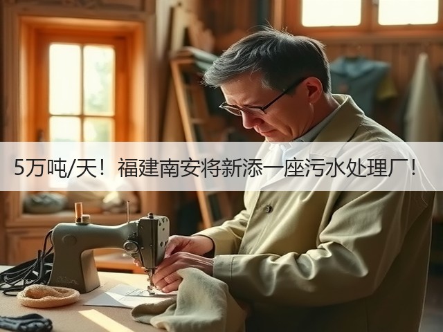 5万吨/天!福建南安将新添一座污水处理厂!(图2) 5万吨/天!福建南安将新添一座污水处理厂!(图2)