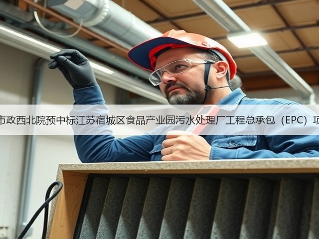 中国市政西北院预中标江苏宿城区食品产业园污水处理厂工程总承包(EPC)项目!(图3) 中国市政西北院预中标江苏宿城区食品产业园污水处理厂工程总承包(EPC)项目!(图3)