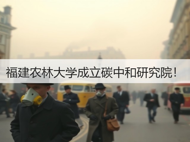 福建农林大学成立碳中和研究院！(图1)