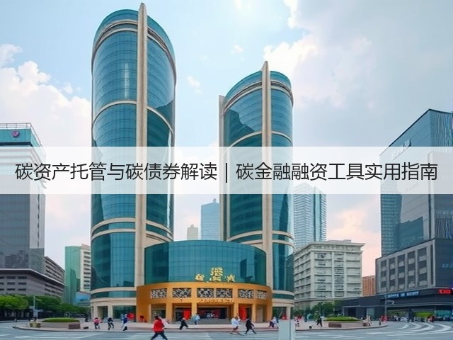 碳资产托管与碳债券解读|碳金融融资工具实用指南(图3) 碳资产托管与碳债券解读|碳金融融资工具实用指南(图3)