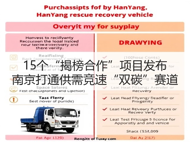 15个“揭榜合作”项目发布 南京打通供需竞速“双碳”赛道(图3) 15个“揭榜合作”项目发布 南京打通供需竞速“双碳”赛道(图3)