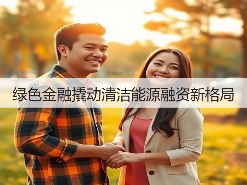 绿色金融撬动清洁能源融资新格局
