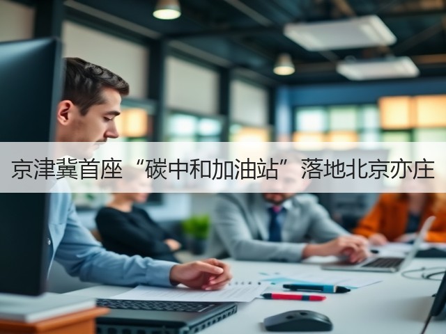 京津冀首座“碳中和加油站”落地北京亦庄(图1) 京津冀首座“碳中和加油站”落地北京亦庄(图1)