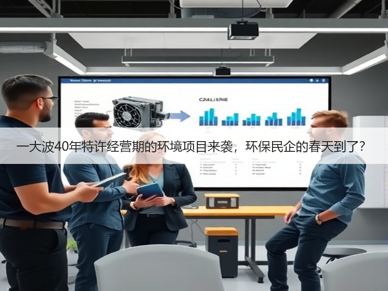 一大波40年特许经营期的环境项目来袭，环保民企的春天到了？