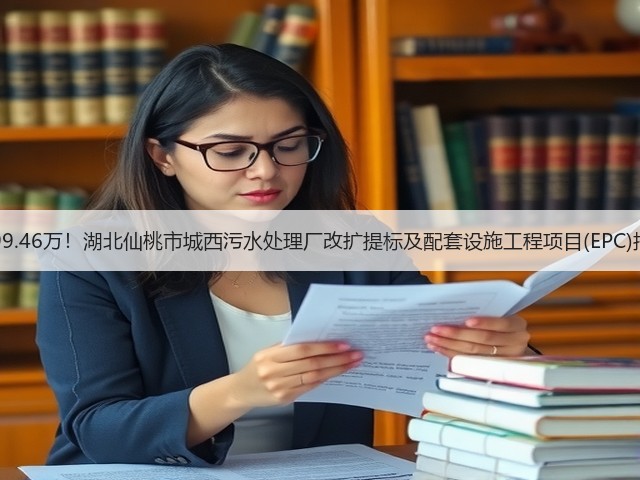6299.46万!湖北仙桃市城西污水处理厂改扩提标及配套设施工程项目(EPC)招标(图1) 6299.46万!湖北仙桃市城西污水处理厂改扩提标及配套设施工程项目(EPC)招标(图1)