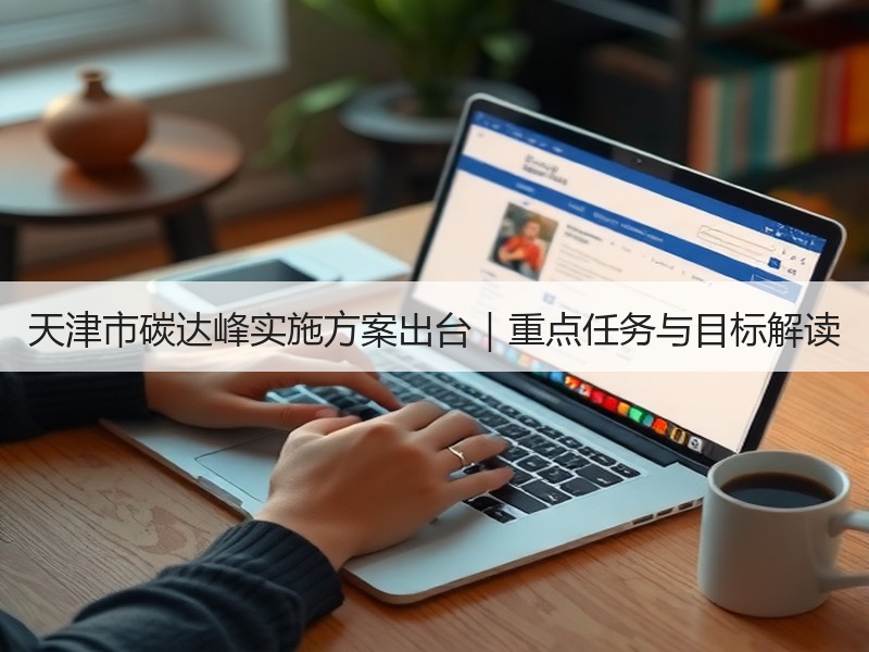 天津市碳达峰实施方案出台|重点任务与目标解读 天津市碳达峰实施方案出台|重点任务与目标解读