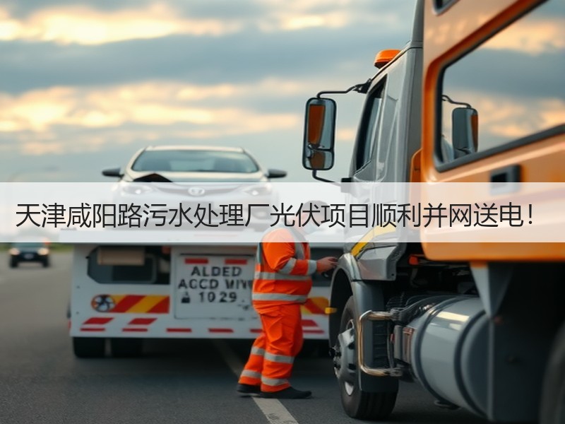 天津咸阳路污水处理厂光伏项目顺利并网送电！