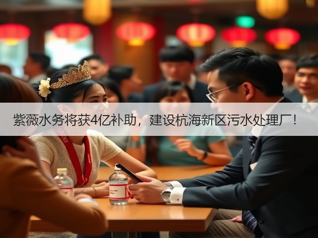 紫薇水务将获4亿补助,建设杭海新区污水处理厂!(图1) 紫薇水务将获4亿补助,建设杭海新区污水处理厂!(图1)