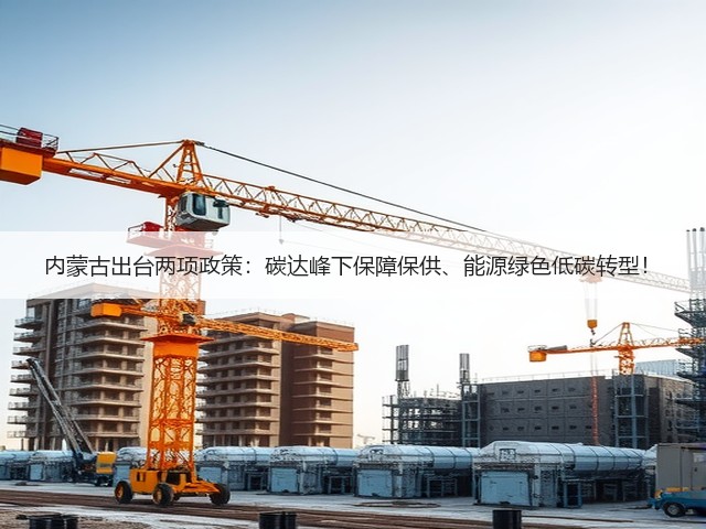 内蒙古出台两项政策：碳达峰下保障保供、能源绿色低碳转型！(图1)