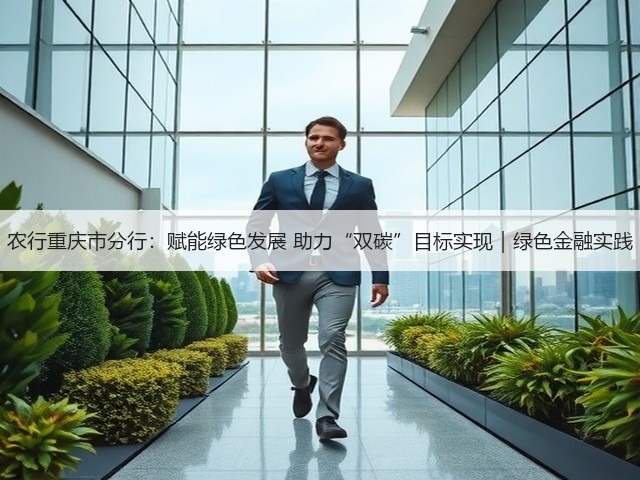 农行重庆市分行：赋能绿色发展 助力“双碳”目标实现｜绿色金融实践(图2)