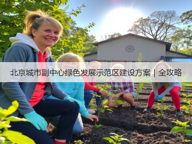 北京城市副中心绿色发展示范区建设方案|全攻略(图1) 北京城市副中心绿色发展示范区建设方案|全攻略(图1)