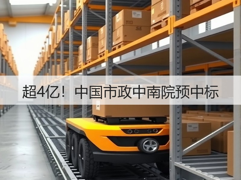 超4亿！中国市政中南院预中标