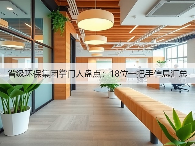 省级环保集团掌门人盘点:18位一把手信息汇总(图1) 省级环保集团掌门人盘点:18位一把手信息汇总(图1)