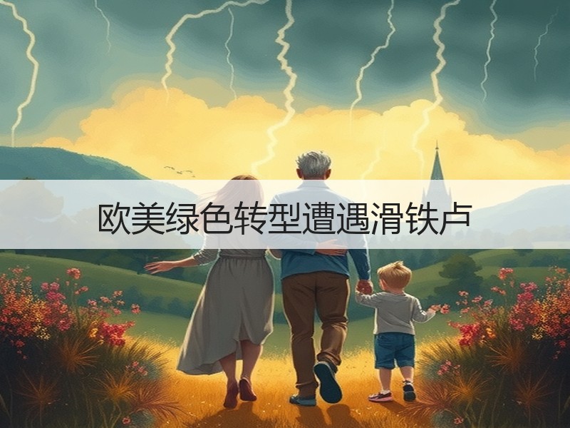 欧美绿色转型遭遇滑铁卢