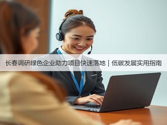 长春调研绿色企业助力项目快速落地|低碳发展实用指南(图2) 长春调研绿色企业助力项目快速落地|低碳发展实用指南(图2)