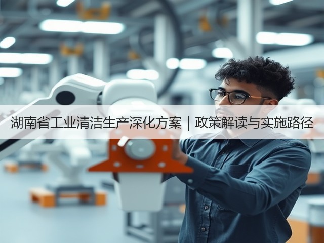 湖南省工业清洁生产深化方案|政策解读与实施路径(图2) 湖南省工业清洁生产深化方案|政策解读与实施路径(图2)