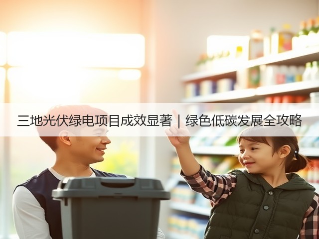 三地光伏绿电项目成效显著|绿色低碳发展全攻略(图2) 三地光伏绿电项目成效显著|绿色低碳发展全攻略(图2)