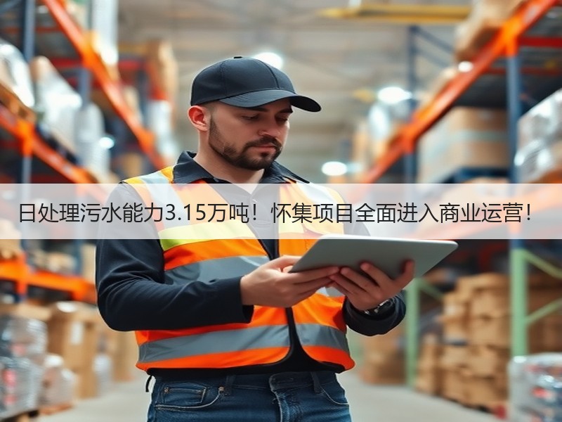 日处理污水能力3.15万吨！怀集项目全面进入商业运营！