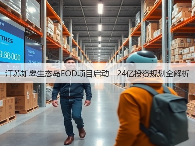 江苏如皋生态岛EOD项目启动｜24亿投资规划全解析(图2)
