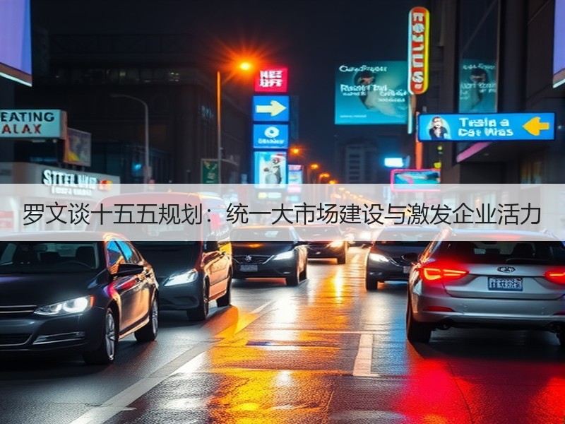 罗文谈十五五规划：统一大市场建设与激发企业活力