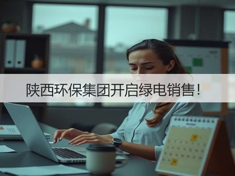 陕西环保集团开启绿电销售！